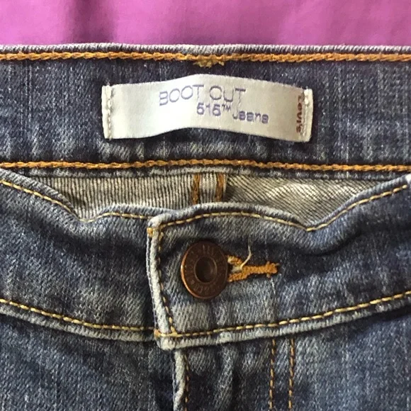 Levi's Boot Cut 515 Jeans Womens Size 8 S/C Denim Distressed Blue. - Picture 5 of 8